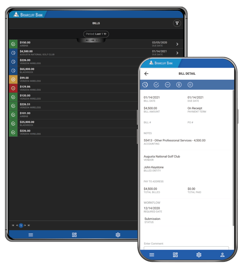 Bills + Bill Detail_Tablet+iPhone